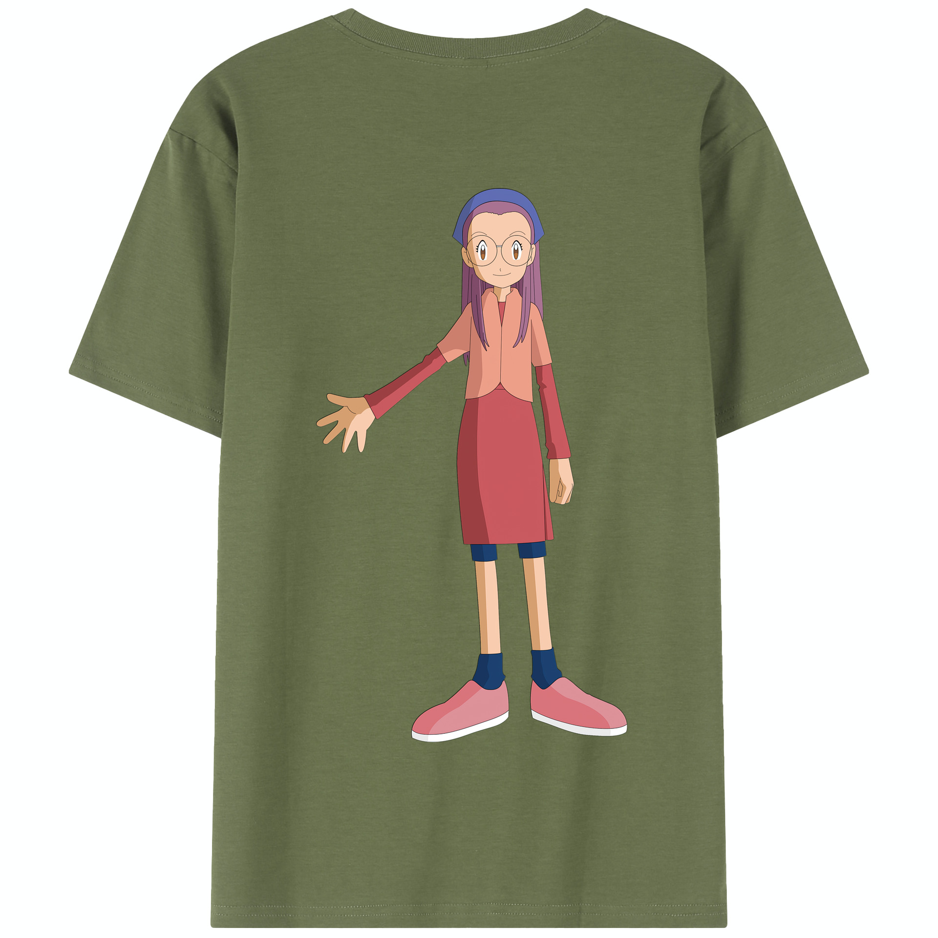 （画像用） Digimon デジタルモンスター/デジモン 綿100％半袖Tシャツ（背面プリント）